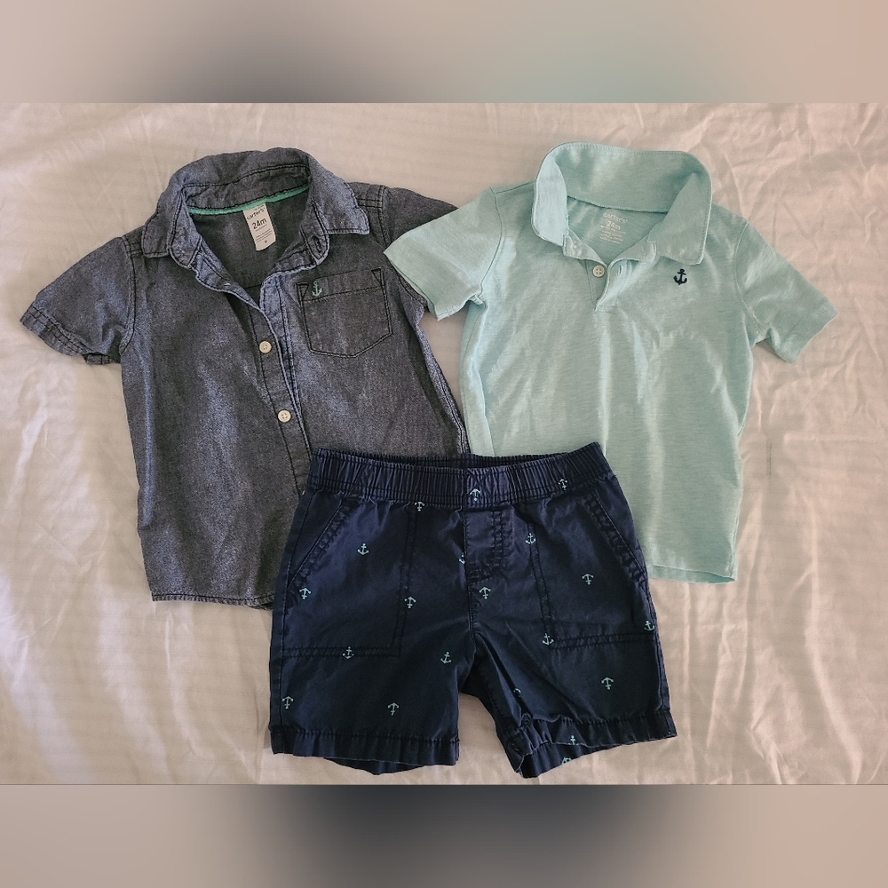 ⚓️24M boys Carter's outfit⚓️